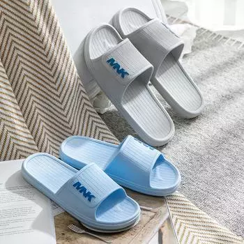 Home slippers men s four-season bath simple soft bottom non-slip wear-resistant couple bathroom women s cool slippers 36/37 фиолетовый