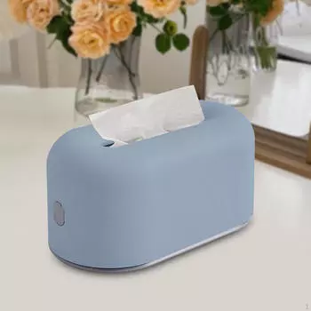 Домашняя коробка для салфеток, многофункциональный органайзер для бумаги для лица, диспенсер для салфеток для стола, спальни фиолетовый