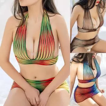 Дом Женский Бюстгальтер Юбка Нижнее Белье Ночная одежда Нейлоновый Наряд Сексуальный