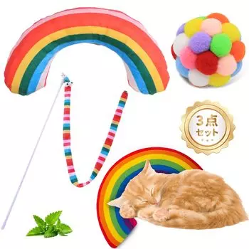 HOMEBASICS Кошка Кошка Плюшевая Кошка Жевать Рыбалка Кошка Скрежетание Зубами Кошка Натуральная Чистка Соло Легкое Отсутствие Стресс Ожирение Питомец Для Кошки Набор из 3 3-Упаковка