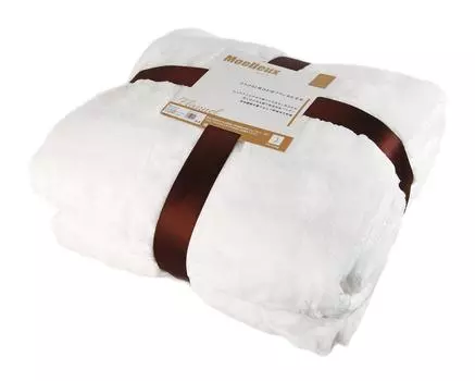 Homesoft Moelleux Moelle 2 шт фланель одинарный размер чисто белый [плавящееся одеяло] IL81020-100