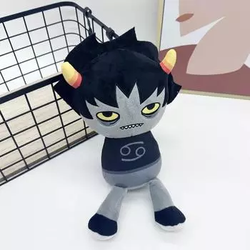 Homestuck Каркат Плюшевый Безрукий Мальчик Мультфильм Аниме для Детей День Рождения Рождественский Подарок Плюшевые Игрушки Аниме Плюшевые 26cm серый