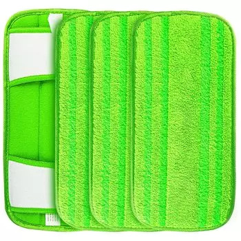 HOMEXCEL Сменная универсальная швабра для пола из микрофибры для сменной швабры Swiffer 4 Velcro Easy x Cloth, Швабра, 3M, WetJet, Pad, Pieces, Type,