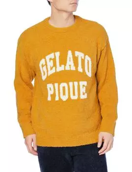 HOMME Babymoko Logo JQD Pullover PMNT215932 YEL M [Gelato Pique] Men s жёлтый