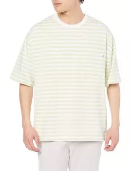 Homme Border PMCT221242 LIME L [Gelato Pique] T-shirt Men s
