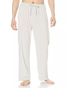 HOMME Длинные брюки с ворсом и окантовкой PMCP221297 GRY L [Gelato Pique] Мужские серый