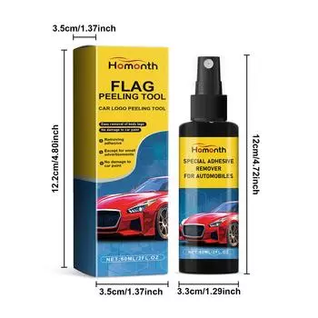Homont 60 мл автомобильное средство для удаления наклеек средство для удаления липких остатков для автомобилей безопасно удаляет наклейки, этикетки, наклейки, остатки ленты, очиститель 60ml