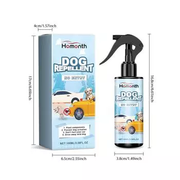 Homont автомобильных шин, безопасный репеллент для собак, спрей для защиты автомобильных шин, портативный эффективный репеллент для животных 100ml