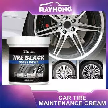 Homont крем для ухода за автомобильными шинами, чистка шин, очистка ступицы колеса, удаление пятен, повышение яркости, прочный очиститель для удаления ржавчины 100g