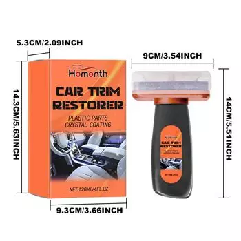 Homont Очиститель салона автомобиля Восстановитель отделки салона Полный очиститель и защитное средство для салона, безопасное для автомобилей, грузовиков, внедорожников, мотоциклов 120ml
