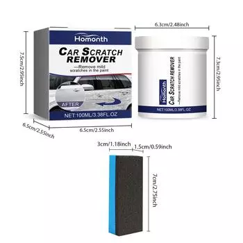 Homont средство для удаления царапин с автомобиля, инструменты для ухода за краской, средство для удаления царапин, ремонт, полировка, шлифовальный состав для кузова автомобиля, воск против царапин 100ml