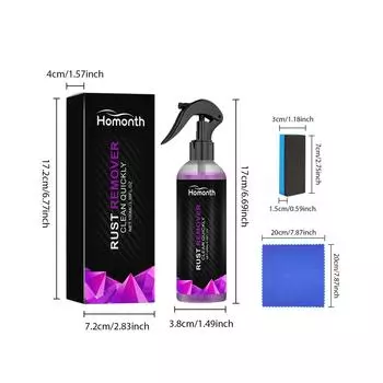 Homonth 100 мл спрей для удаления ржавчины, очиститель колес, автокраска, уход за шинами, мойка шин, принадлежности для технического обслуживания автомобиля, полировка металла, автомобильная ржавчина 100ml