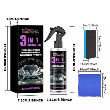 HOMONTH 100 мл средство для удаления краски с колес, технология распыления, профессиональное средство для очистки обода от пыли, средство для очистки ржавчины, автодетали, химическая чистка автомобиля 100ml