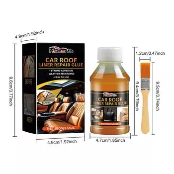 Homonth 100 мл универсальный клей для быстрой склейки крыши автомобиля, ремонт обвисшего потолка, тканевое решение для восстановления интерьера 100g