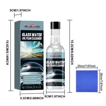 Homonth 150 мл автомобильное средство для удаления масляной пленки со стекла лобового стекла, универсальное средство для очистки стекол от чистой воды, пятна от дождя, автоаксессуары 150ml