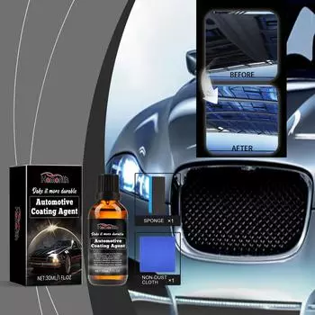 HOMONTH 30 мл автомобильное нанопокрытие, жидкое кристаллическое покрытие для ремонта автомобильной краски, полировка, ручной спрей, водный воск, уход за мытьем 30ml