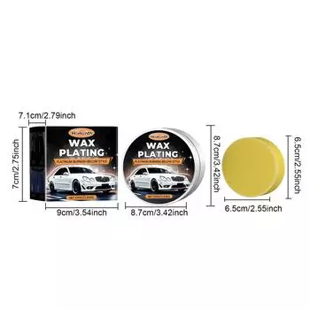 Homonth автомобильный лак для автомобиля, набор автомобильных восковых кристаллов, твердый глянцевый восковой слой, покрывающий краску, формула покрытия поверхности, водонепроницаемая пленка 100g
