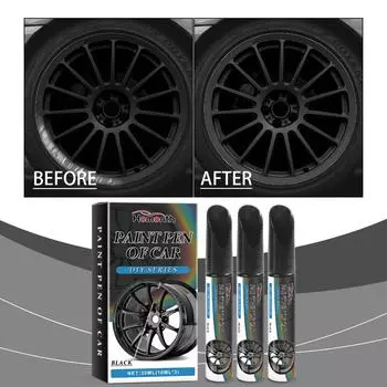 Homonth Черный автомобильный диск Scratch Repair Pen Краска Scratch Removal Pen Ремонт краски