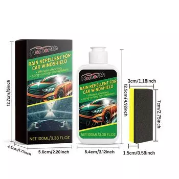 HOMONTH керамическое автомобильное покрытие, жидкое стекло, водонепроницаемое кристаллическое покрытие, нано-уход за краской, гидрофобное покрытие против царапин, гидрофобная детализация автомобиля 100ml