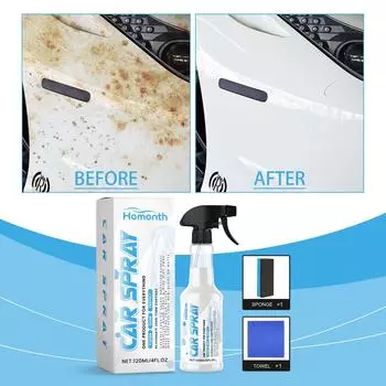 Homonth Многоцелевой комплект для нанесения покрытия-распылителя Защитное покрытие для лакокрасочного покрытия автомобиля Длительная защита блеска