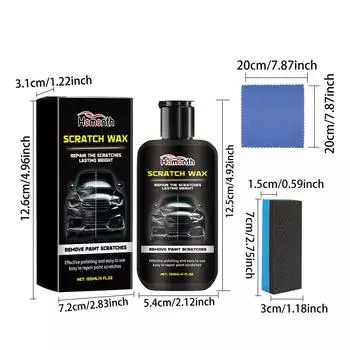 HOMONTH средство для удаления царапин на автомобиле, инструменты для ухода за краской, средство для удаления царапин, ремонт, полировка, шлифовальный состав для кузова автомобиля, воск против царапин 120ml
