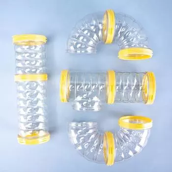 Хомячий курятник Внешние трубы Случайным образом соединены Туннель для передвижения морской свинки для маленьких питомцев