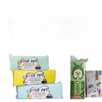 Хомяк Древесная стружка Подстилка для питомца Золотая нить Медвежонок Тоторо Хомяк Древесная стружка Подстилка Древесная стружка Опилки Basic original 500g