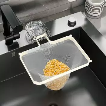 Homspark Нет необходимости в треугольном углу сильная присоска треугольный угол сетка для слива мусор пищевые отходы слив 50 листов в комплекте слив, чашка,