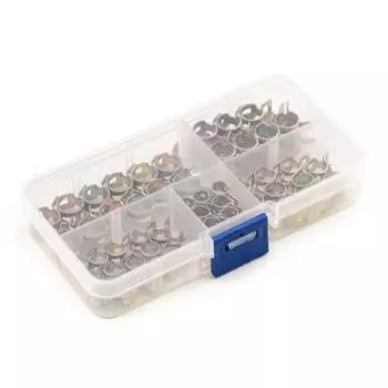 Хомут для шланга с оцинкованной пружиной - надежный набор из 75 шт. хомутов Air Clip для разных размеров (6мм, 7мм, 8мм, 9мм, 10мм) - долговечный United States