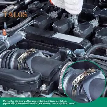 Хомуты для шлангов из нержавеющей стали, устойчивые к коррозии, простые в использовании, регулируемые хомуты для горла, червячные зажимы, обручи для кабелей D