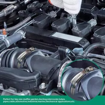 Хомуты для шлангов из нержавеющей стали, устойчивые к коррозии, регулируемые D