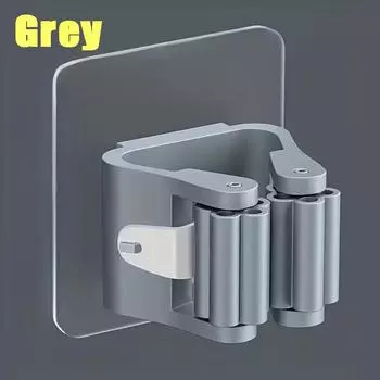 HOMZY 10 шт. Настенный держатель для швабры, органайзер, настенная водонепроницаемая стойка для хранения швабры, крючки для подвешивания швабры, бытовые инструменты