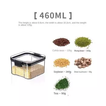HOMZY Прозрачные контейнеры для хранения продуктов Кухонное хранение Герметичные банки Пластиковые контейнеры для хранения Штабелируемые контейнеры для хранения продуктов