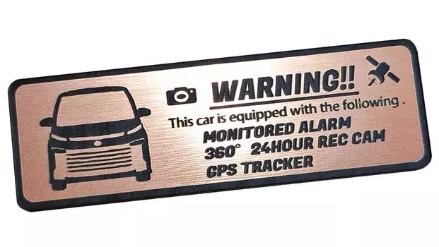 Honami Works VOXY 90 Series Security Emblem 24-часовое видеонаблюдение Drive Recorder GPS Tracker наклейка Small Size
