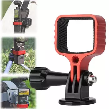 Honbobo совместим с DJI Pocket 3 Expansion Tripod Mount Adapter Metal Module OSMO POCKET 3 Аксессуар (красный)