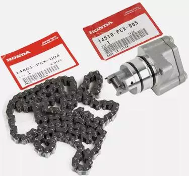 Honda 14401-PCX-004 14510-PCX-005 S2000 AP1 AP2 ЦЕПЬ ГРМ И НАТЯЖИТЕЛЬ Genui