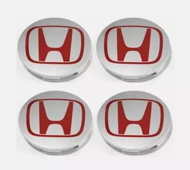 Honda 44732-S6M-Z10ZA (x4) Set Integra Civic Aluminum Wheel Center Cap Genuine