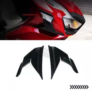 Honda ADV160 22-23 Обтекатель крыла, боковые части крыла мотоцикла. black чёрный