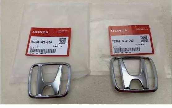 Honda CR-X del Sol SIR Genuine Front & Rear Emblem 1992-1998 *