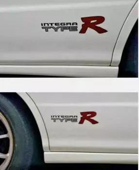 Honda Genuine 94-01 Integra Acura DB8 DC2 TYPE-R Sticker Decal Set Right & L