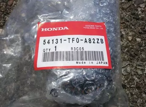 HONDA Genuine FIT JAZZ RS GE8 Auto CVT Shift Knob Orange Stitch 54131-TF0-A82ZB