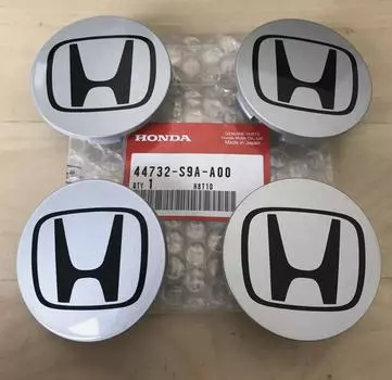 HONDA Genuine S2000 AP1 Aluminum Wheel Center Caps 44732-S9A-A00 Set of 4