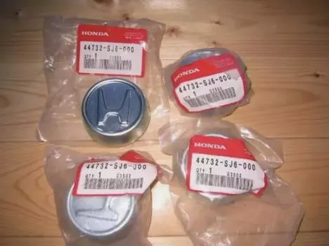 HONDA Genuine STEEL WHEEL CENTER CAPS Set of 4 ACTY TRUCK HA3 HA4 JDM MINI OEM