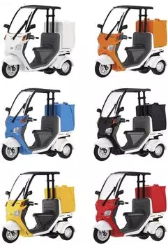 HONDA Gyro Canopy Миниатюрная коллекция из 6 видов Ken Elephant Gacha Gacha Capsule Toy [Набор (Полный Полный)]