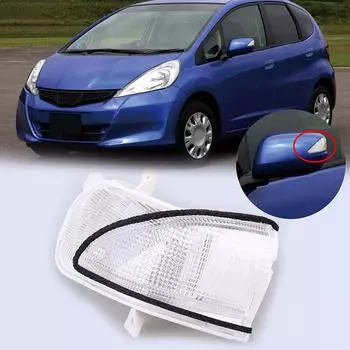 Подходит для Honda Jazz 2009-2013 Переднее зеркало Сигнал поворота Светодиодные фонари Лампа Left