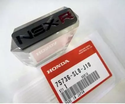 Honda OEM 91-05 Acura NSX NA1 NA2 Side Door NSX Emblem Badge Black 75736-SL0-J10