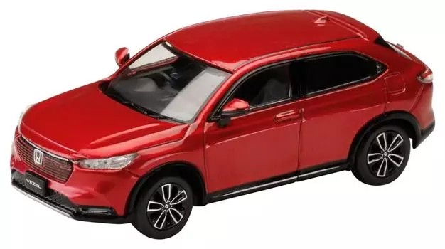 Honda VEZEL HEV Z Premium Crystal Red Metallic 1/64 e