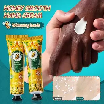 Крем для рук «Медовый»: Омоложение рук осенью и зимой для улучшения состояния сухой кожи, питания, отбеливания и улучшения тона кожи, а также устранения тусклости Honey-30g