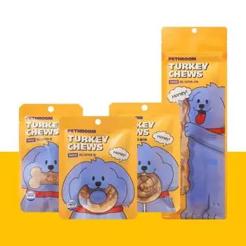 Honey turkey chew starter set Puppy long-lasting dog gum snack turkey tendon 1SET