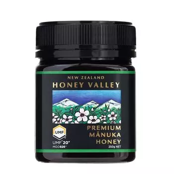 HONEY VALLEY Премиум Манука Мед 250 г Натуральный Чистый Новозеландский Мед Honey Valley UMF20+ MGO826+ 100%